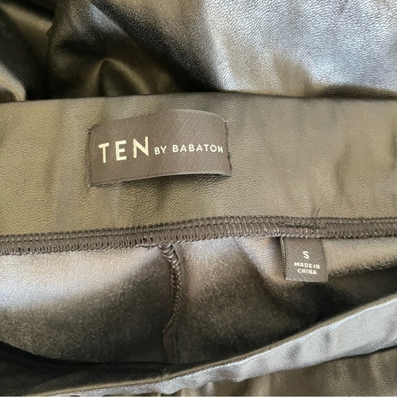 Aritzia Ten by Babaton Showcase Pants faux leather leggings skinny black small - Picture 6 of 16